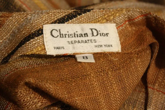 Vintage DIOR Linen Blouse