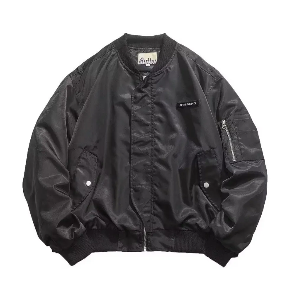 Vintage Loose Varsity Jacket