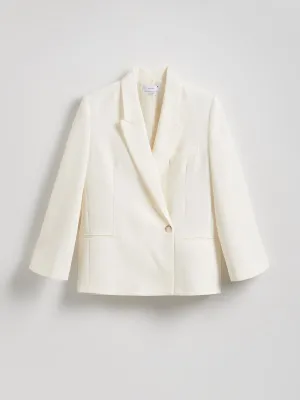 Viscose blend blazer