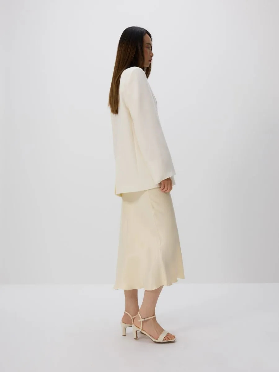 Viscose blend blazer