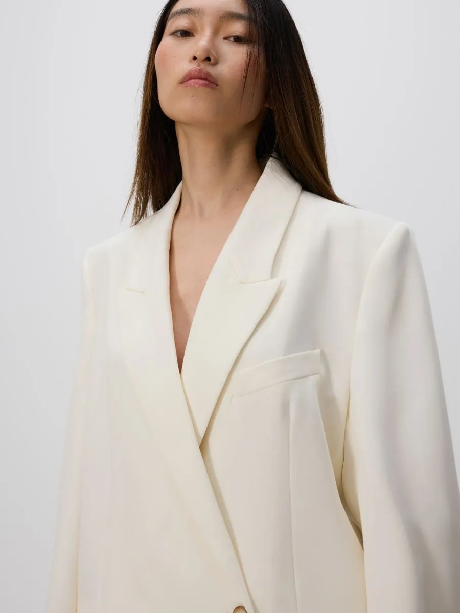Viscose blend blazer