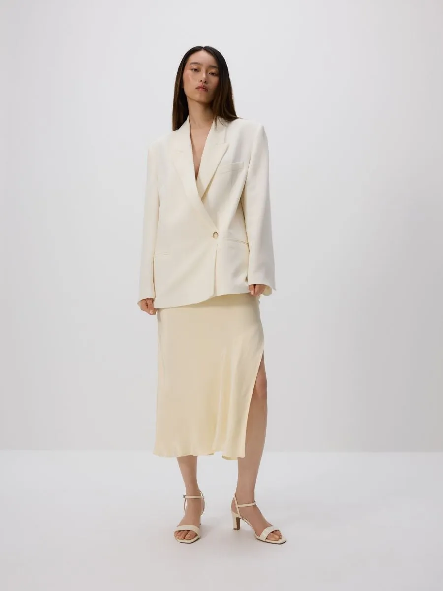 Viscose blend blazer