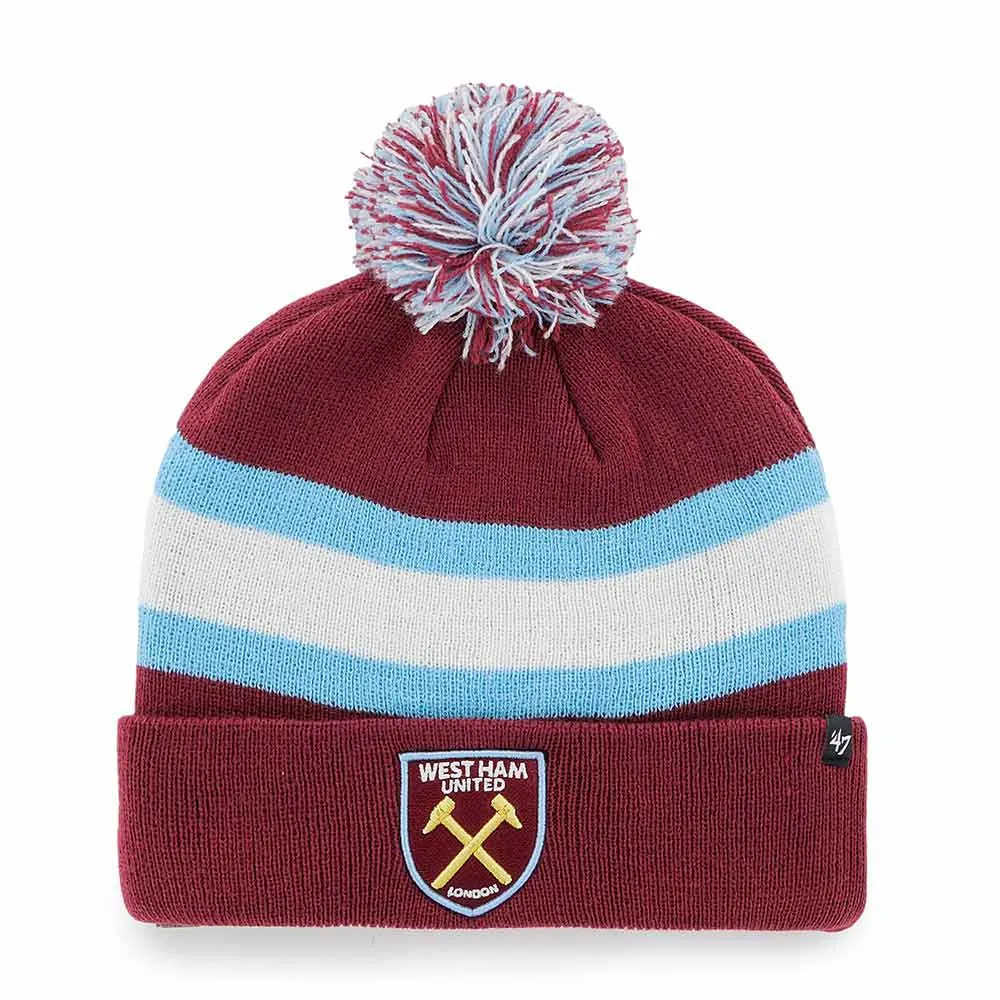 West Ham UFC Cardinal Breakaway '47 CUFF KNIT BEANIE
