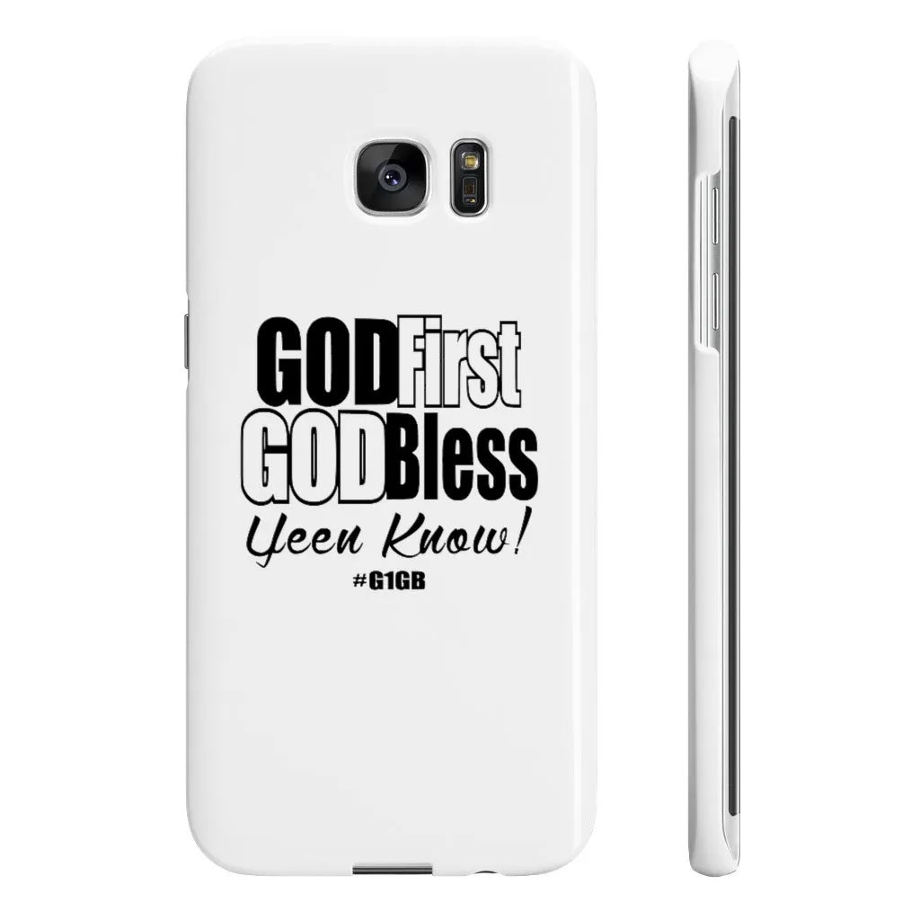 White God First God Bless Phone Case
