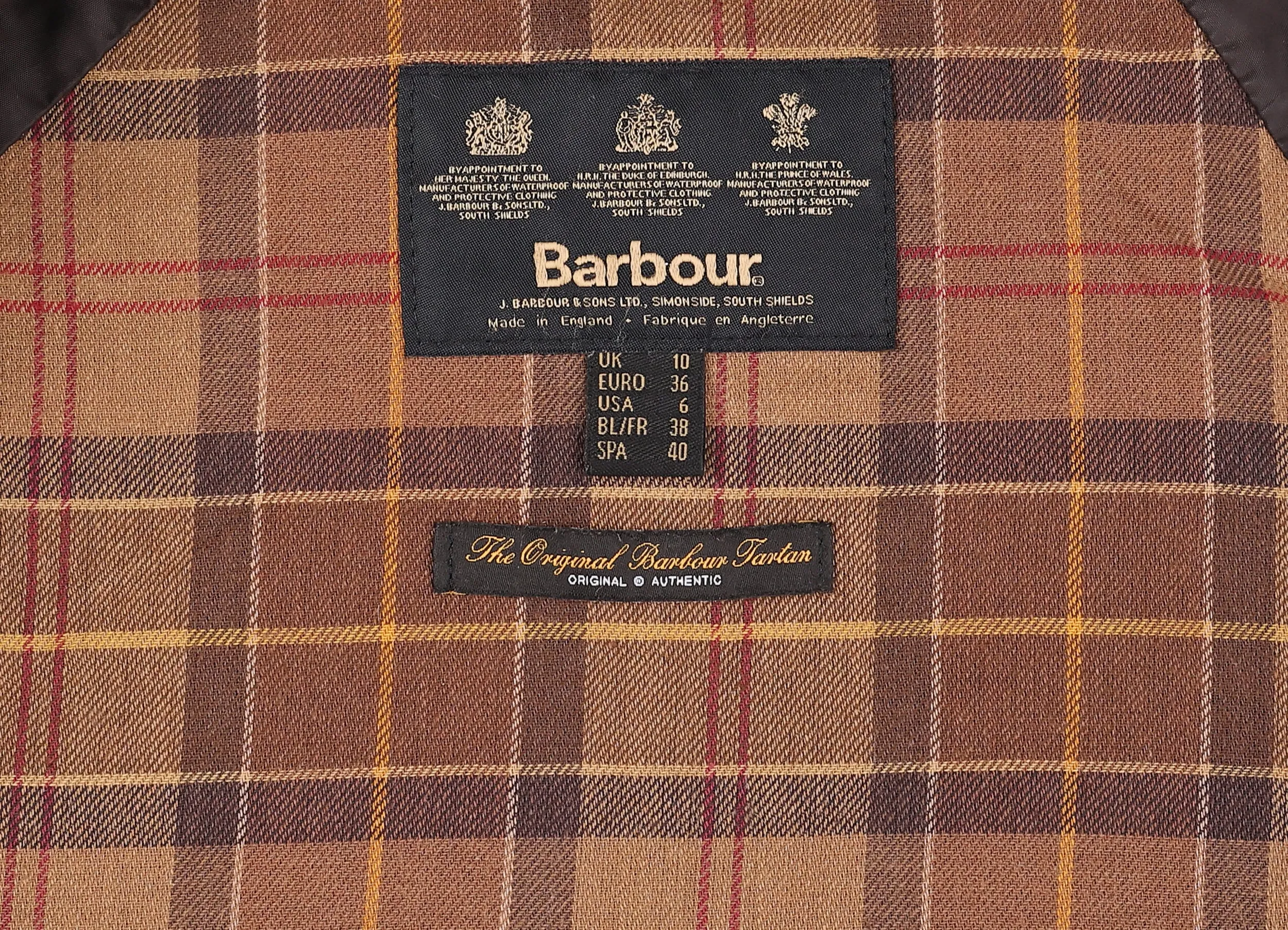Women's Barbour Beadnell Wax Jacket - Brown - Women's M