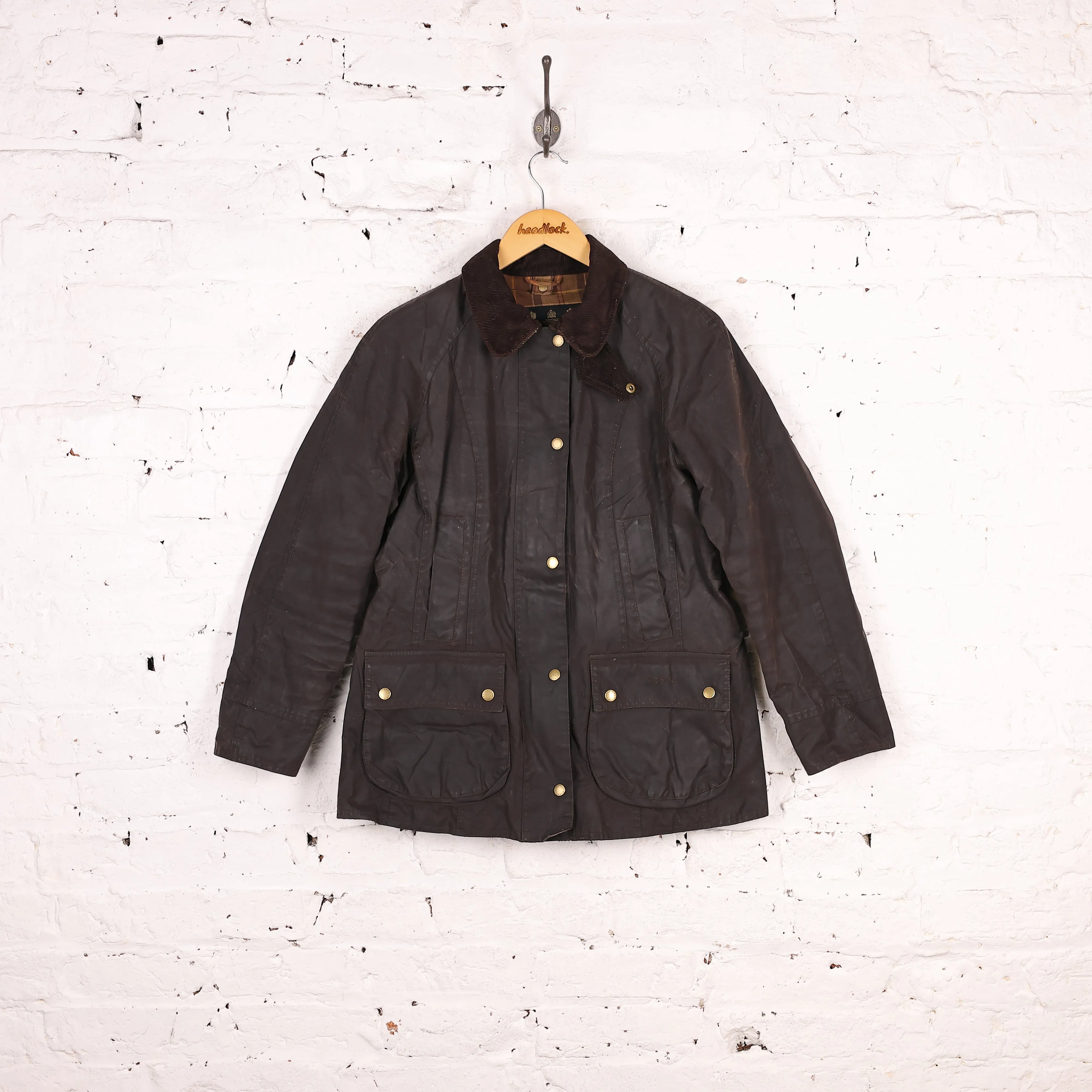 Women's Barbour Beadnell Wax Jacket - Brown - Women's M