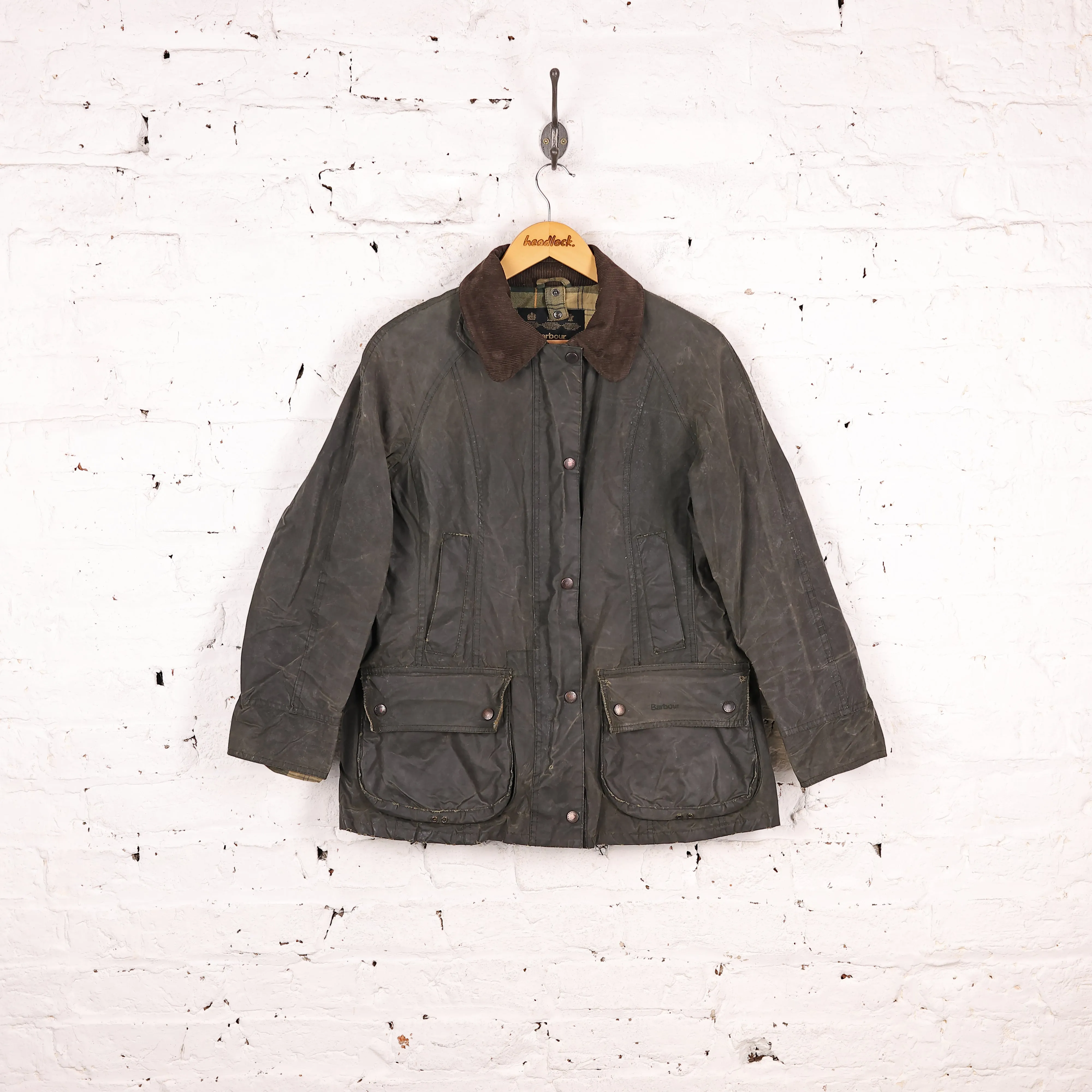 Women's Barbour Beadnell Wax Jacket - Green - Women's M