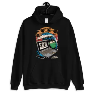 Women's Dropout Beach Hoodie (White logo)