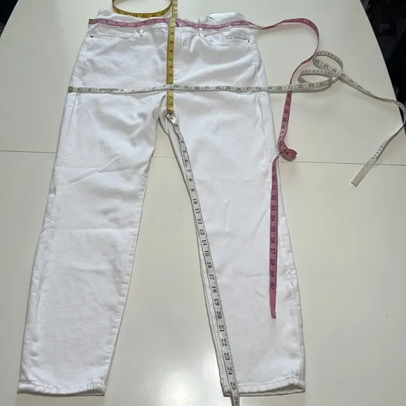 Women’s Good American Good Legs Crop White Size 16 NWT