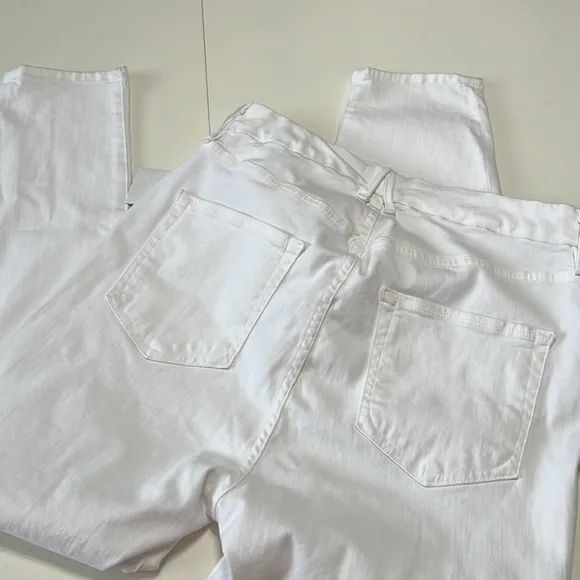 Women’s Good American Good Legs Crop White Size 16 NWT