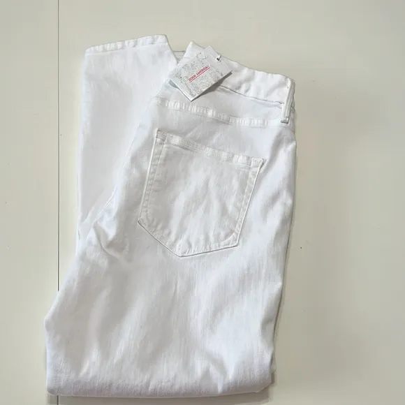Women’s Good American Good Legs Crop White Size 16 NWT