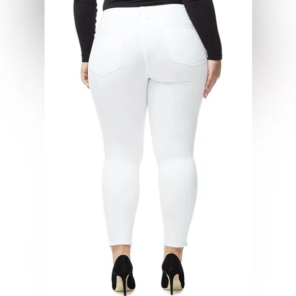 Women’s Good American Good Legs Crop White Size 16 NWT
