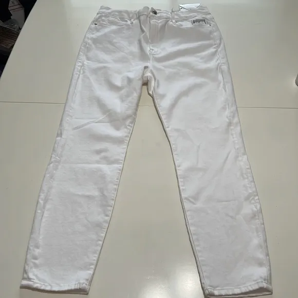 Women’s Good American Good Legs Crop White Size 16 NWT