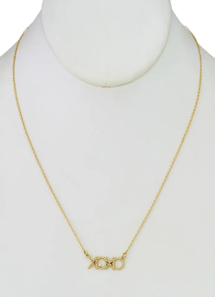 XOXO Necklace